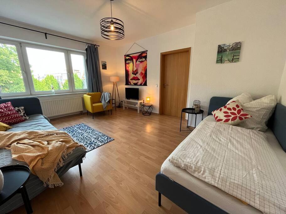Blue Chili 22 - 2-Raum-Wohnung Im Stadtfeld Ost Magdeburg Luaran gambar