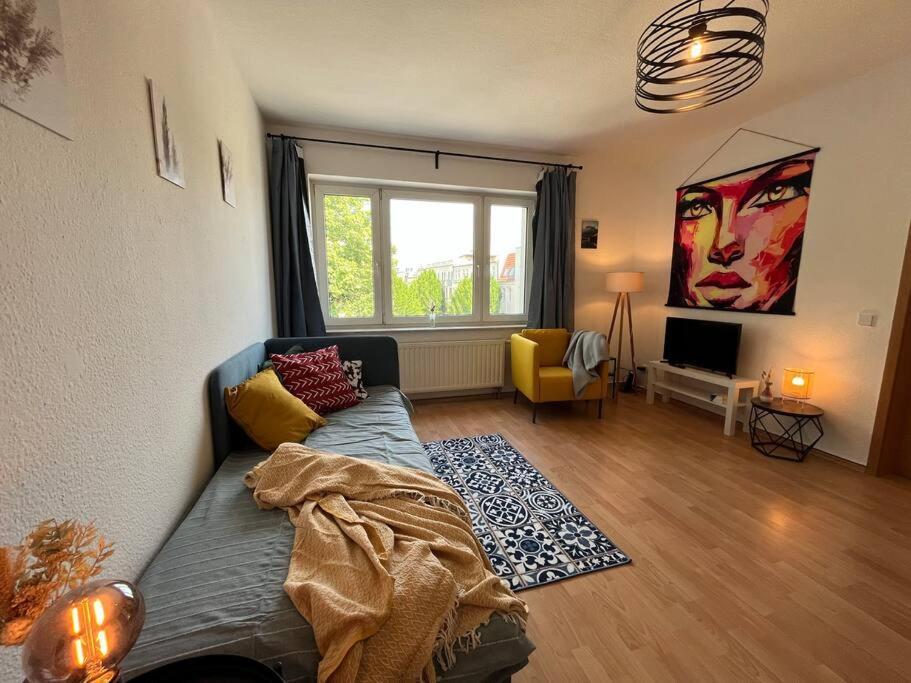 Blue Chili 22 - 2-Raum-Wohnung Im Stadtfeld Ost Magdeburg Luaran gambar