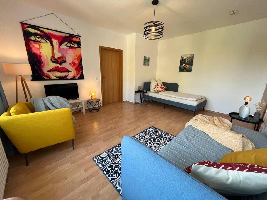 Blue Chili 22 - 2-Raum-Wohnung Im Stadtfeld Ost Magdeburg Luaran gambar