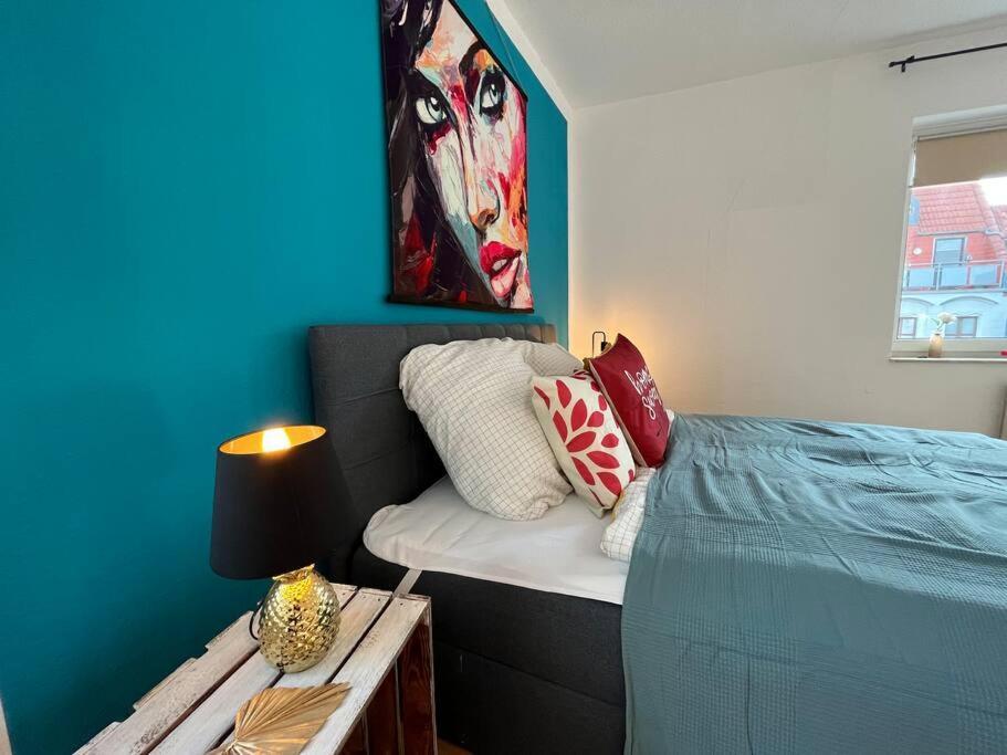 Blue Chili 22 - 2-Raum-Wohnung Im Stadtfeld Ost Magdeburg Luaran gambar